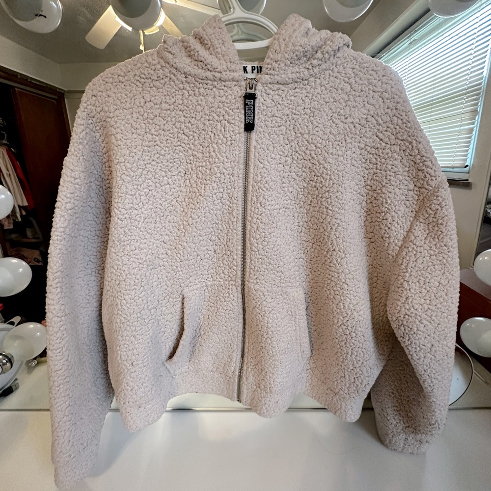 PINK Sherpa jacket